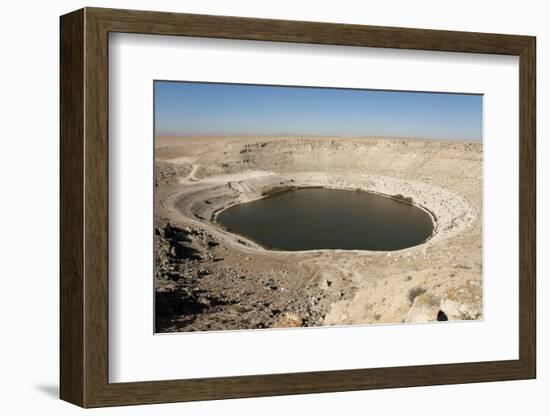 Meyil Obruk, 640M Wide Sinkhole Lake, Esentepe-Tony Waltham-Framed Photographic Print