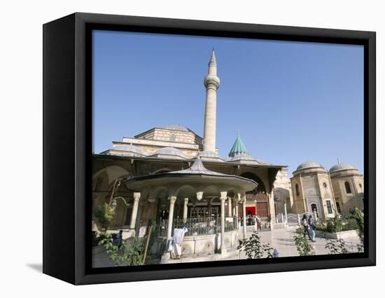 Meylana (Mevlana) Museum, Rumi's Grave, Konya, Anatolia, Turkey-Alison Wright-Framed Premier Image Canvas