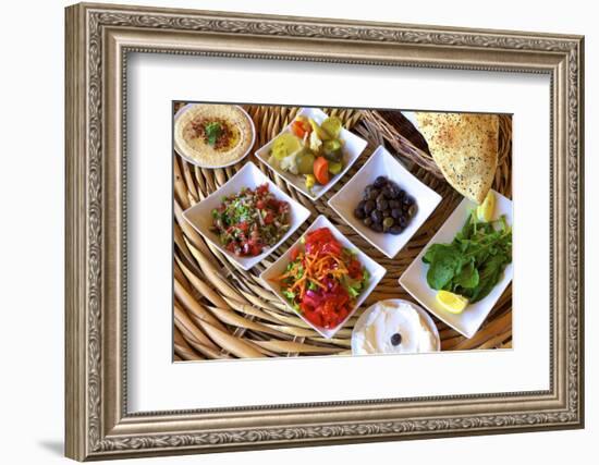 Meze Dishes, North Cyprus, Cyprus, Europe-Neil Farrin-Framed Photographic Print