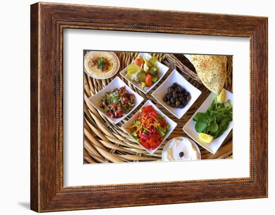 Meze Dishes, North Cyprus, Cyprus, Europe-Neil Farrin-Framed Photographic Print