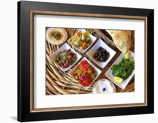 Meze Dishes, North Cyprus, Cyprus, Europe-Neil Farrin-Framed Photographic Print