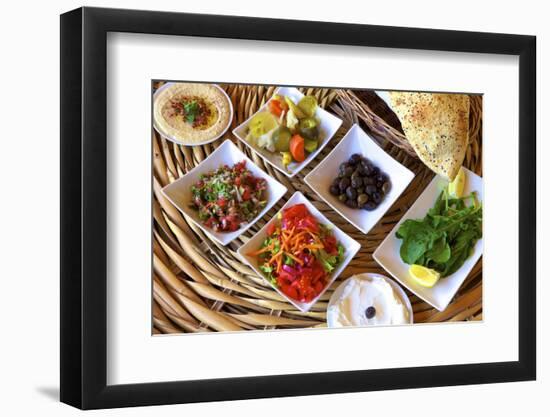 Meze Dishes, North Cyprus, Cyprus, Europe-Neil Farrin-Framed Photographic Print