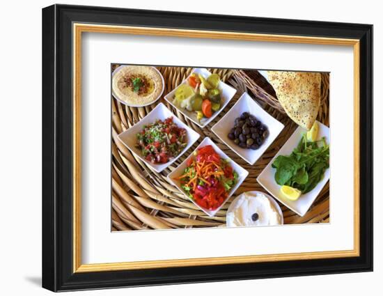 Meze Dishes, North Cyprus, Cyprus, Europe-Neil Farrin-Framed Photographic Print