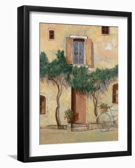 Mezza Bicicletta Sul Muro-Guido Borelli-Framed Giclee Print