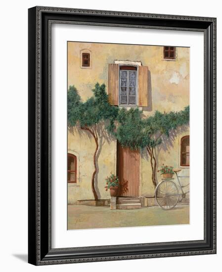 Mezza Bicicletta Sul Muro-Guido Borelli-Framed Giclee Print