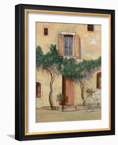 Mezza Bicicletta Sul Muro-Guido Borelli-Framed Giclee Print