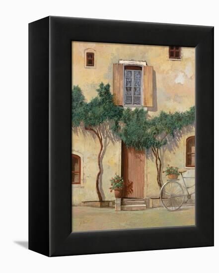 Mezza Bicicletta Sul Muro-Guido Borelli-Framed Premier Image Canvas