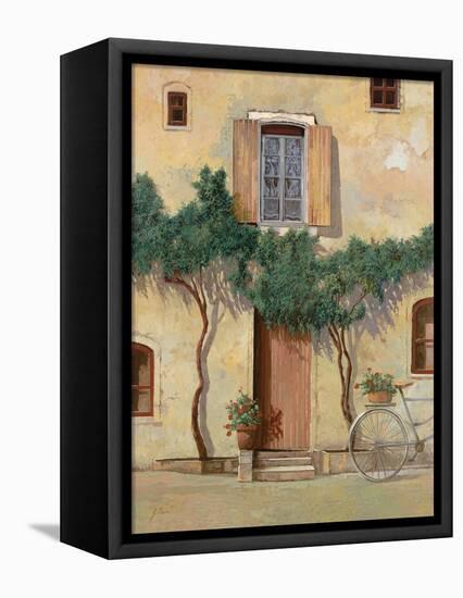 Mezza Bicicletta Sul Muro-Guido Borelli-Framed Premier Image Canvas