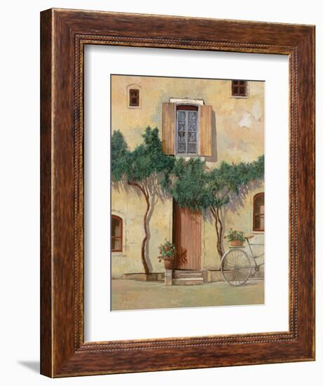 Mezza Bicicletta Sul Muro-Guido Borelli-Framed Giclee Print