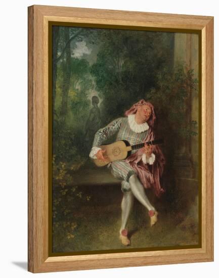 Mezzetin, c.1718-20-Jean Antoine Watteau-Framed Premier Image Canvas