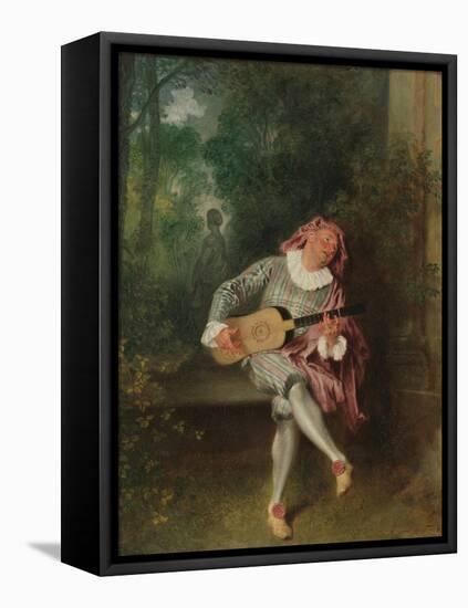 Mezzetin, c.1718-20-Jean Antoine Watteau-Framed Premier Image Canvas