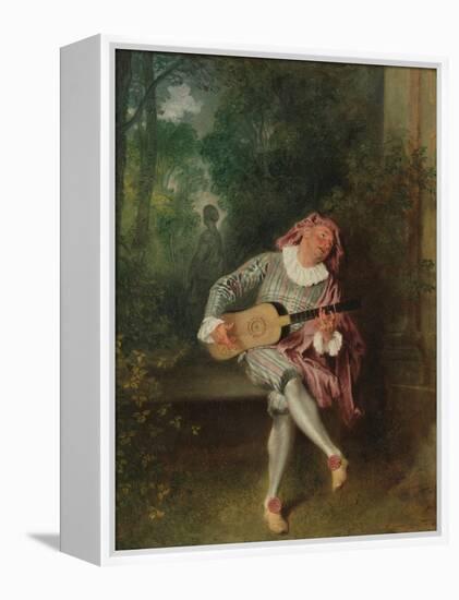 Mezzetin, c.1718-20-Jean Antoine Watteau-Framed Premier Image Canvas