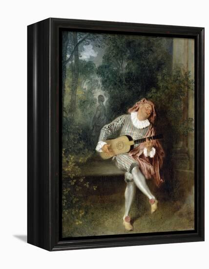 Mezzetin-Jean-Antoine Watteau-Framed Premier Image Canvas