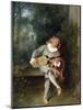 Mezzetin-Jean-Antoine Watteau-Mounted Photographic Print