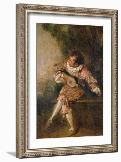 Mezzetino, Ca 1715-Jean Antoine Watteau-Framed Giclee Print