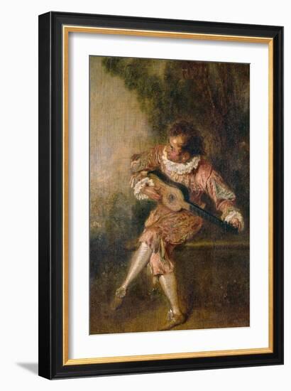 Mezzetino, Ca 1715-Jean Antoine Watteau-Framed Giclee Print