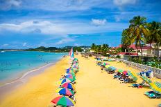 Beautiful Beach in Saint Lucia, Caribbean Islands-mffoto-Photographic Print