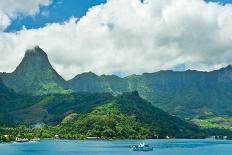 Paradise View of Moorea Islands, Cook's Bay, French Polynesia-mffoto-Photographic Print