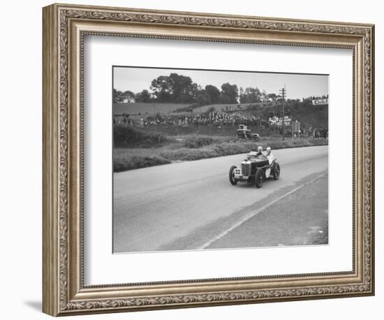 MG C type Midget of Goldie Gardner competing in the RAC TT Race, Ards Circuit, Belfast, 1932-Bill Brunell-Framed Photographic Print