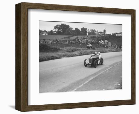 MG C type Midget of Goldie Gardner competing in the RAC TT Race, Ards Circuit, Belfast, 1932-Bill Brunell-Framed Photographic Print