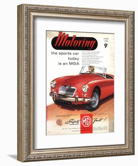 MG Convertibles, UK, 1950--Framed Giclee Print