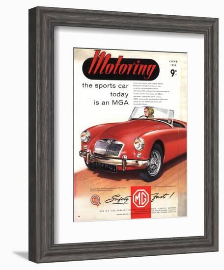 MG Convertibles, UK, 1950-null-Framed Giclee Print