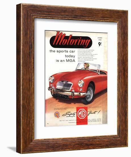 MG Convertibles, UK, 1950-null-Framed Giclee Print