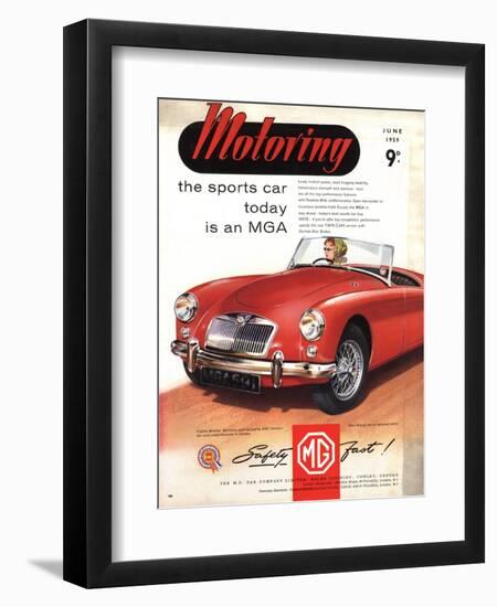 MG Convertibles, UK, 1950--Framed Giclee Print