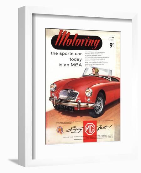 MG Convertibles, UK, 1950--Framed Giclee Print