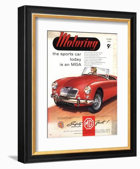 MG Convertibles, UK, 1950-null-Framed Giclee Print