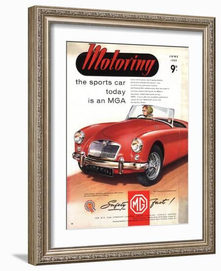 MG Convertibles, UK, 1950-null-Framed Giclee Print