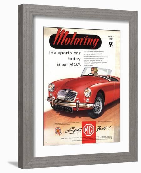 MG Convertibles, UK, 1950-null-Framed Giclee Print