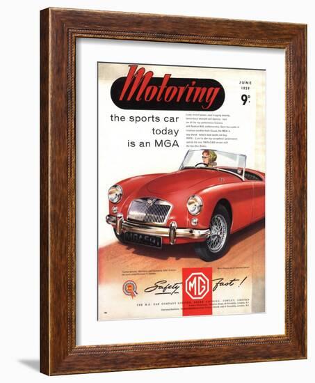 MG Convertibles, UK, 1950-null-Framed Giclee Print