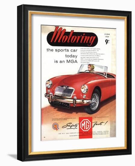 MG Convertibles, UK, 1950-null-Framed Giclee Print