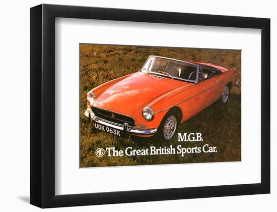 MG - Great British Sports Car-null-Framed Premium Giclee Print