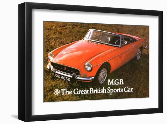 MG - Great British Sports Car-null-Framed Art Print