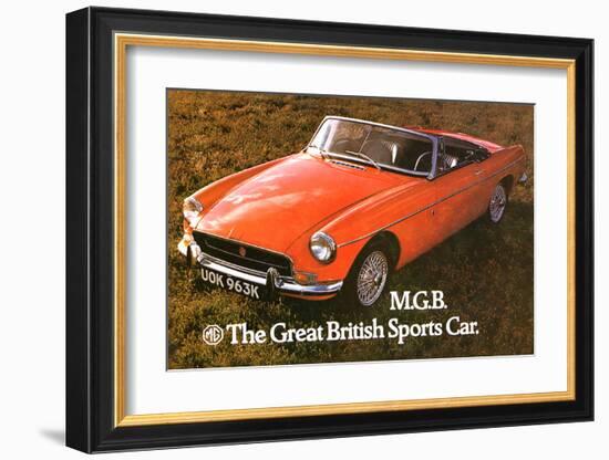 MG - Great British Sports Car-null-Framed Art Print