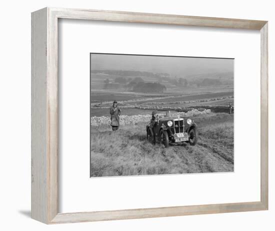 MG M type of J Easonsmith competing in the MCC Sporting Trial, 1930-Bill Brunell-Framed Photographic Print