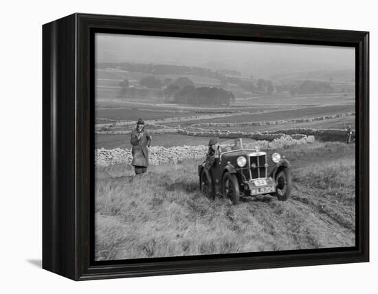 MG M type of J Easonsmith competing in the MCC Sporting Trial, 1930-Bill Brunell-Framed Premier Image Canvas