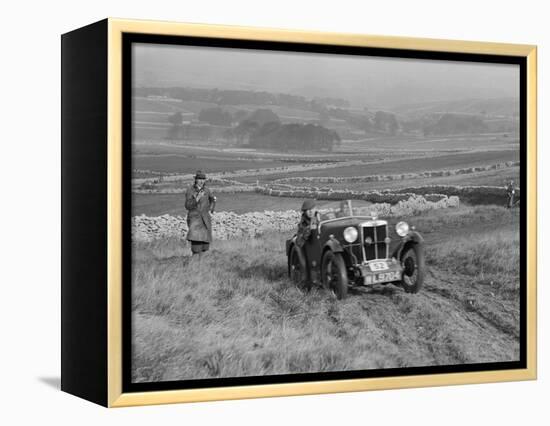 MG M type of J Easonsmith competing in the MCC Sporting Trial, 1930-Bill Brunell-Framed Premier Image Canvas