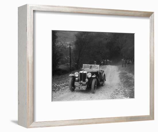 MG Magnette competing in a motoring trial, Nailsworth Ladder, Gloucestershire, 1930s-Bill Brunell-Framed Photographic Print