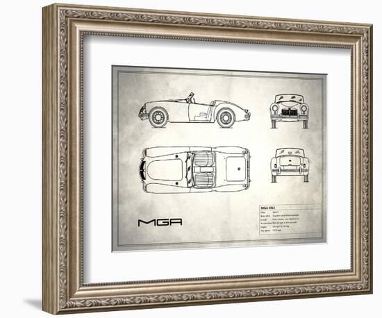 MG MGA White-Mark Rogan-Framed Premium Giclee Print