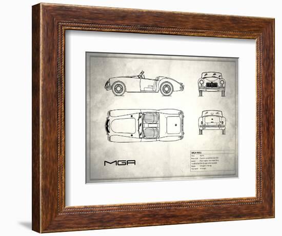 MG MGA White-Mark Rogan-Framed Premium Giclee Print