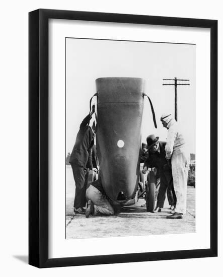 Mg N Type 'Magic Midget, Brooklands, Surrey, 1932-null-Framed Photographic Print