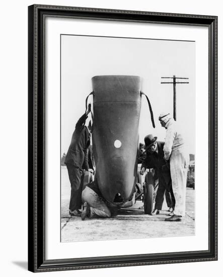 Mg N Type 'Magic Midget, Brooklands, Surrey, 1932-null-Framed Photographic Print