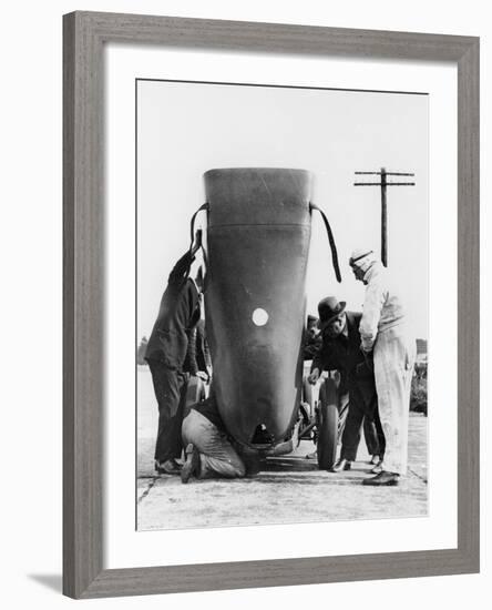 Mg N Type 'Magic Midget, Brooklands, Surrey, 1932-null-Framed Photographic Print