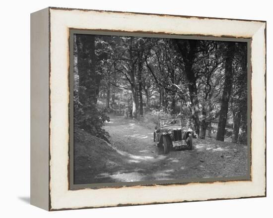 MG PA taking part in the B&HMC Brighton-Beer Trial, Fingle Bridge Hill, Devon, 1934-Bill Brunell-Framed Premier Image Canvas