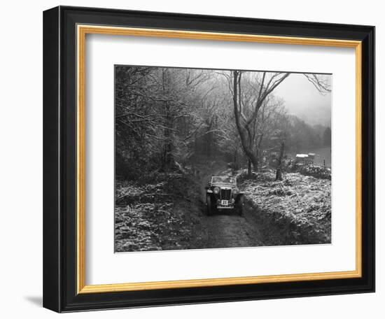 MG PB taking part in a motoring trial, late 1930s-Bill Brunell-Framed Photographic Print