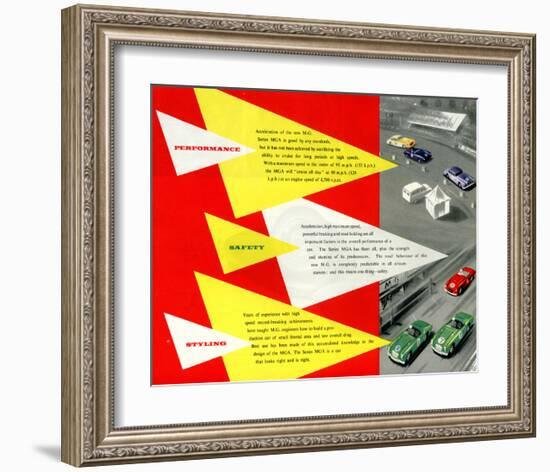 MG -Performance Safety Styling-null-Framed Art Print