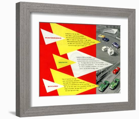 MG -Performance Safety Styling-null-Framed Art Print